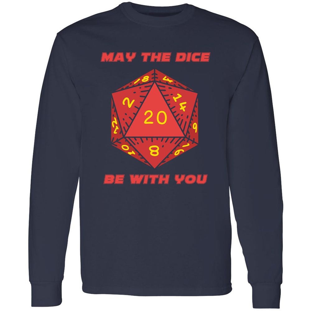 May the Dice Be With You - Navy - 2