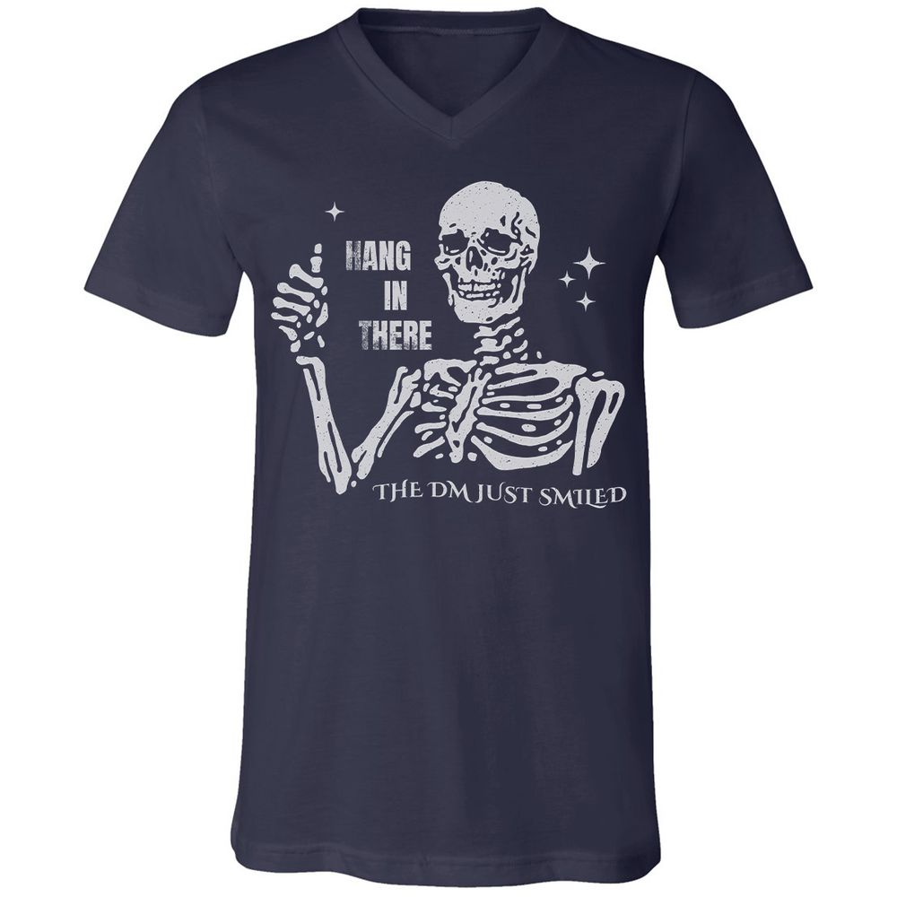 Hang In There – The DM Just Smiled Skeleton - Navy - 2