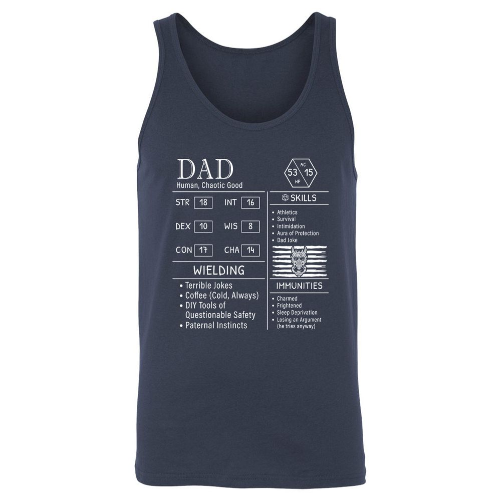 Dad Stats New - Navy - 2