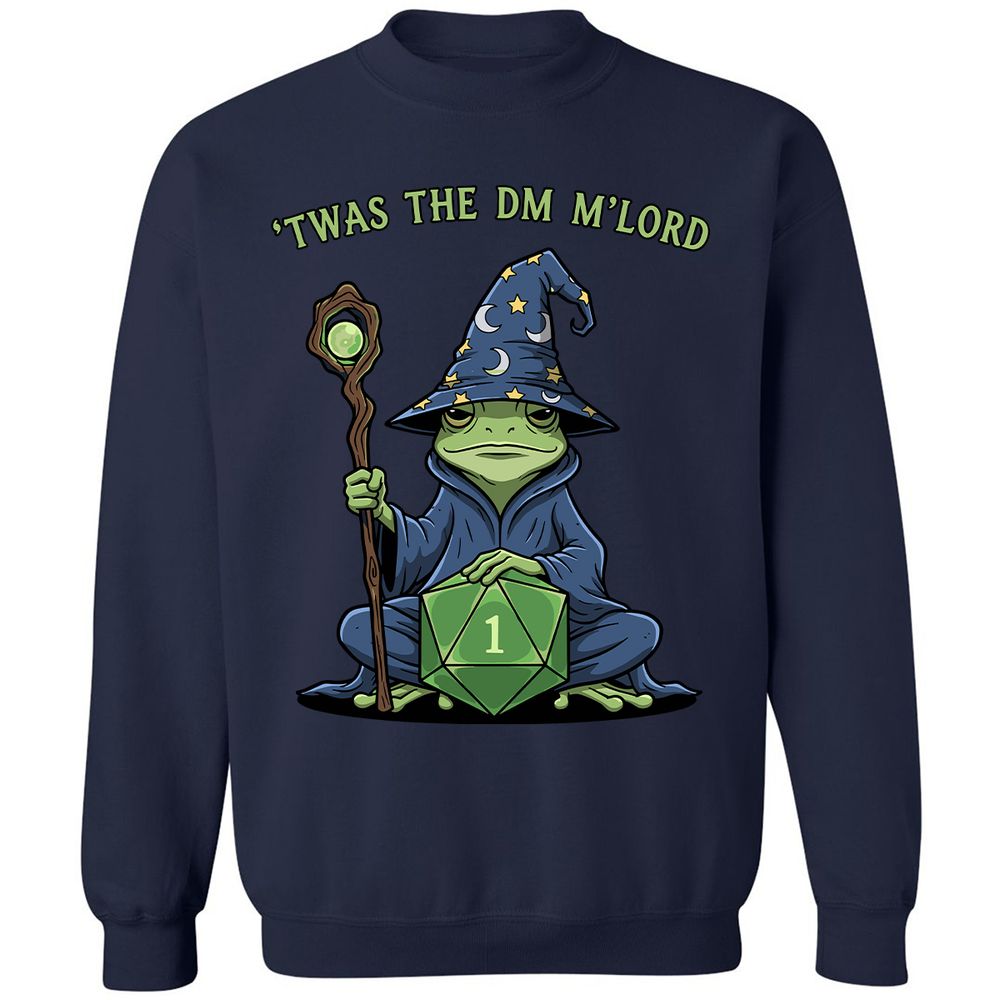 Twas the DM M’lord Classic Unisex Sweatshirt - Navy - 2