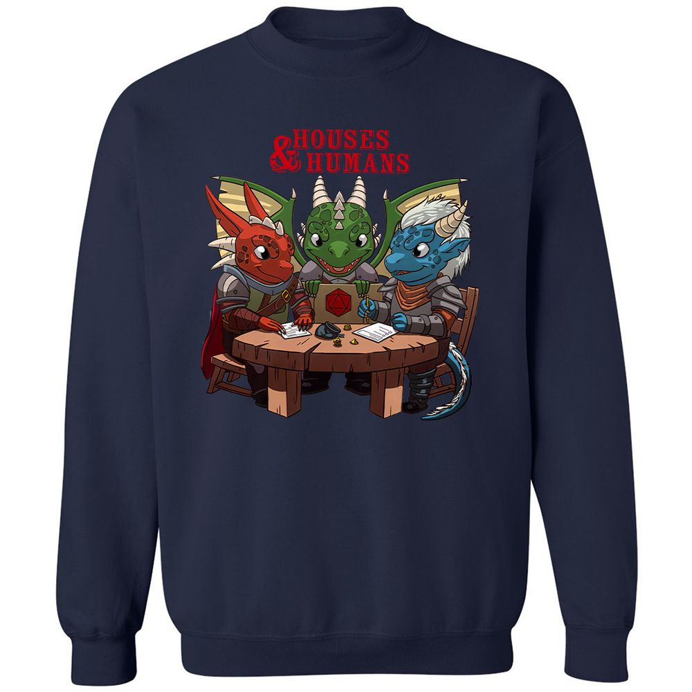 Houses & Humans Classic Unisex Sweatshirt - Navy - 2