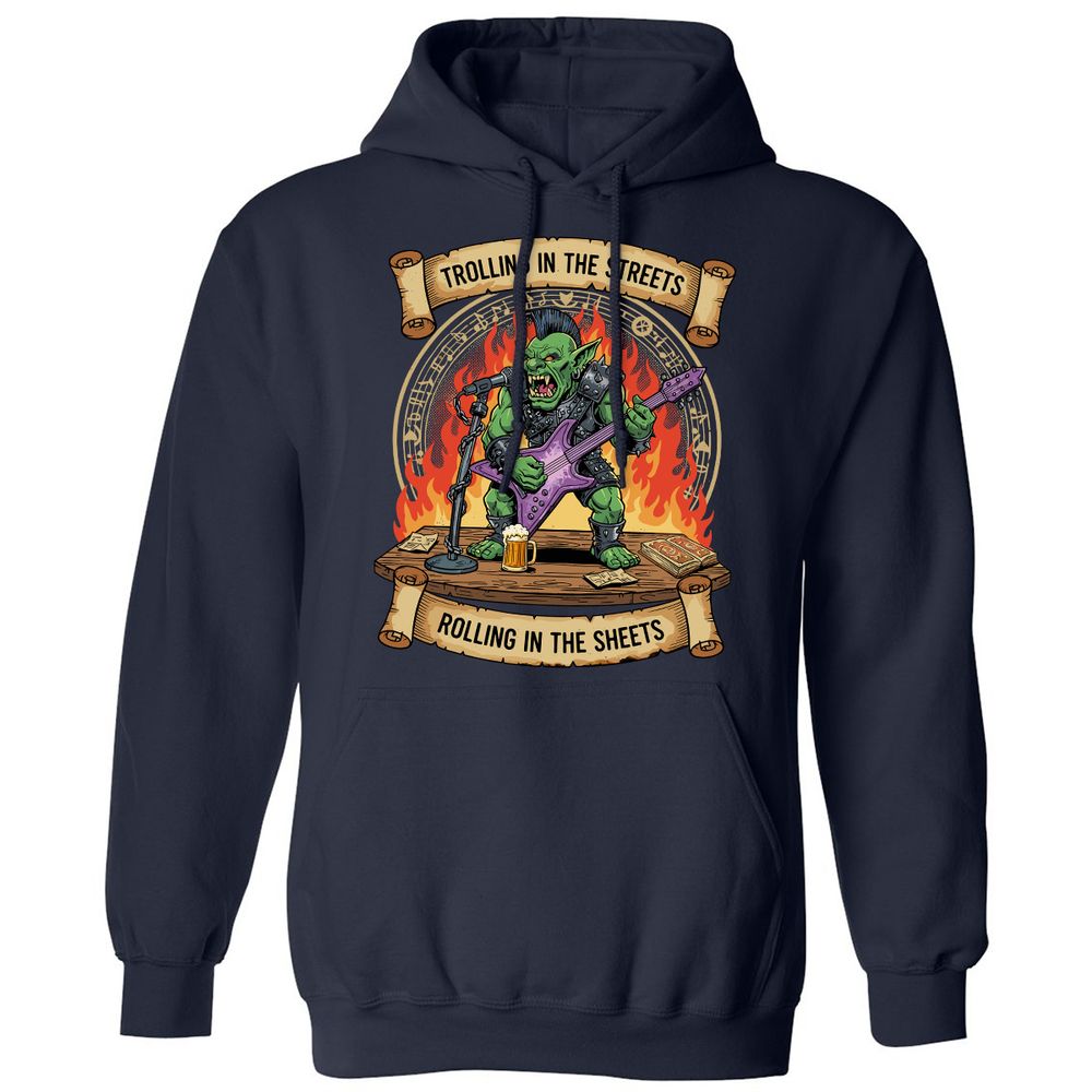 Trolling in the Streets Classic Unisex Hoodie - Navy - 2