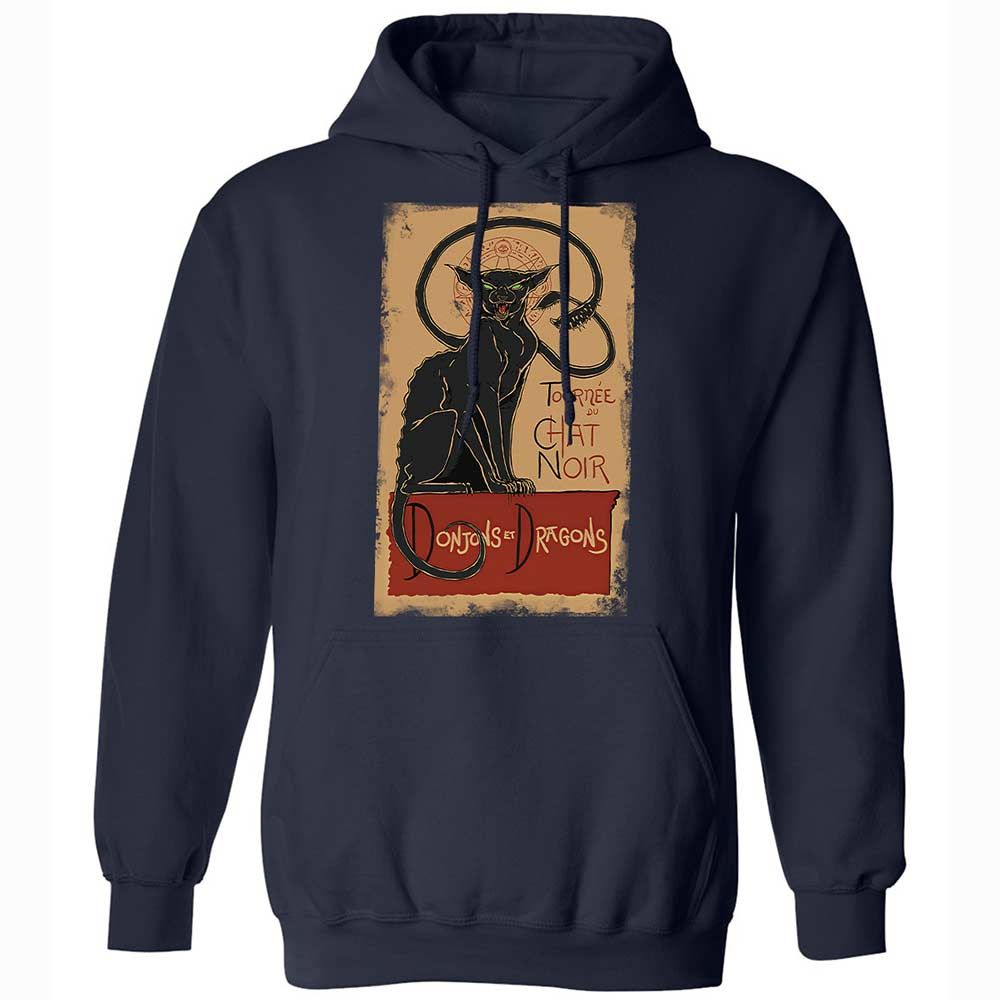 Tournee Du Chat Noir Classic Unisex Hoodie - Navy - 2