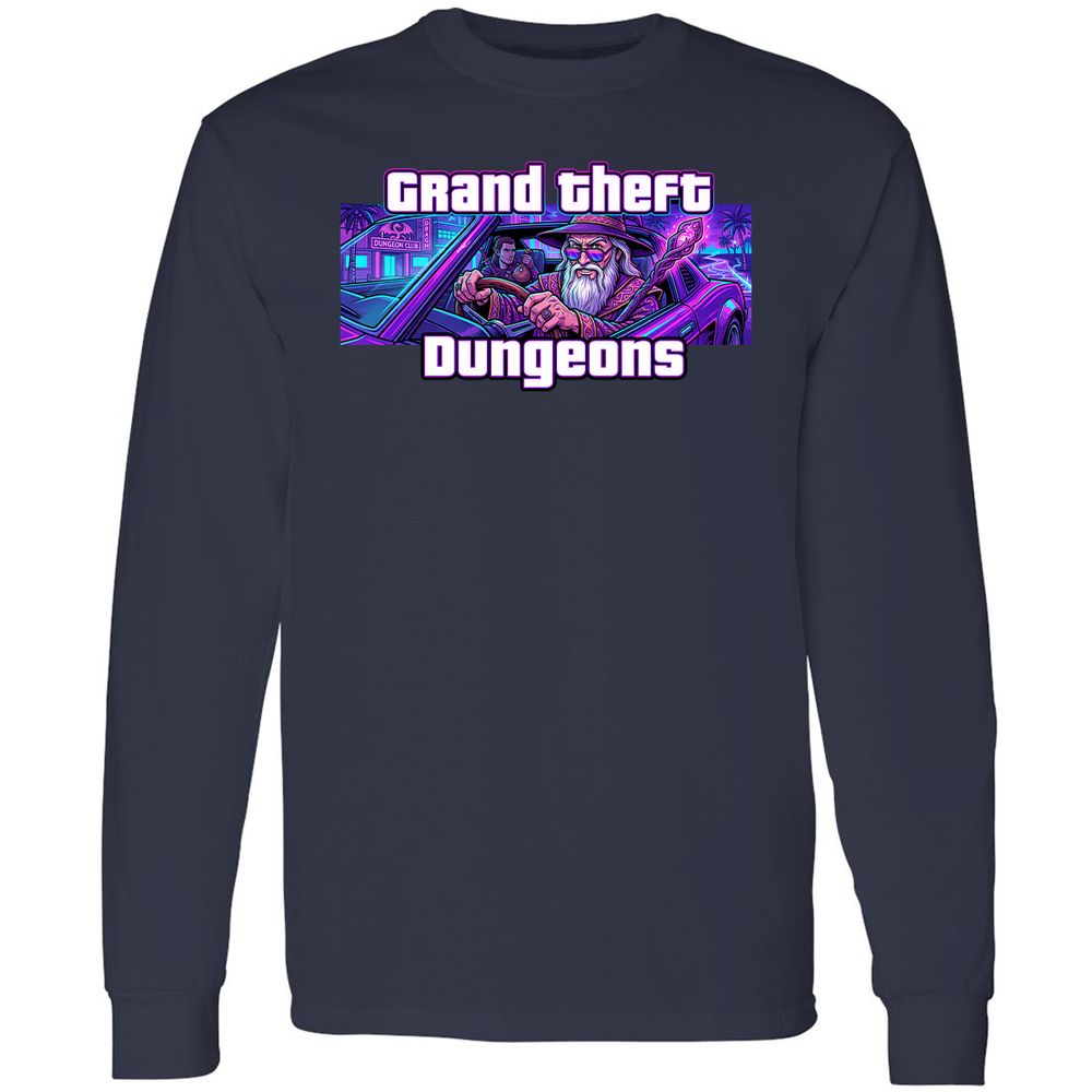 Grand Theft Dungeons Miami - Navy - 2