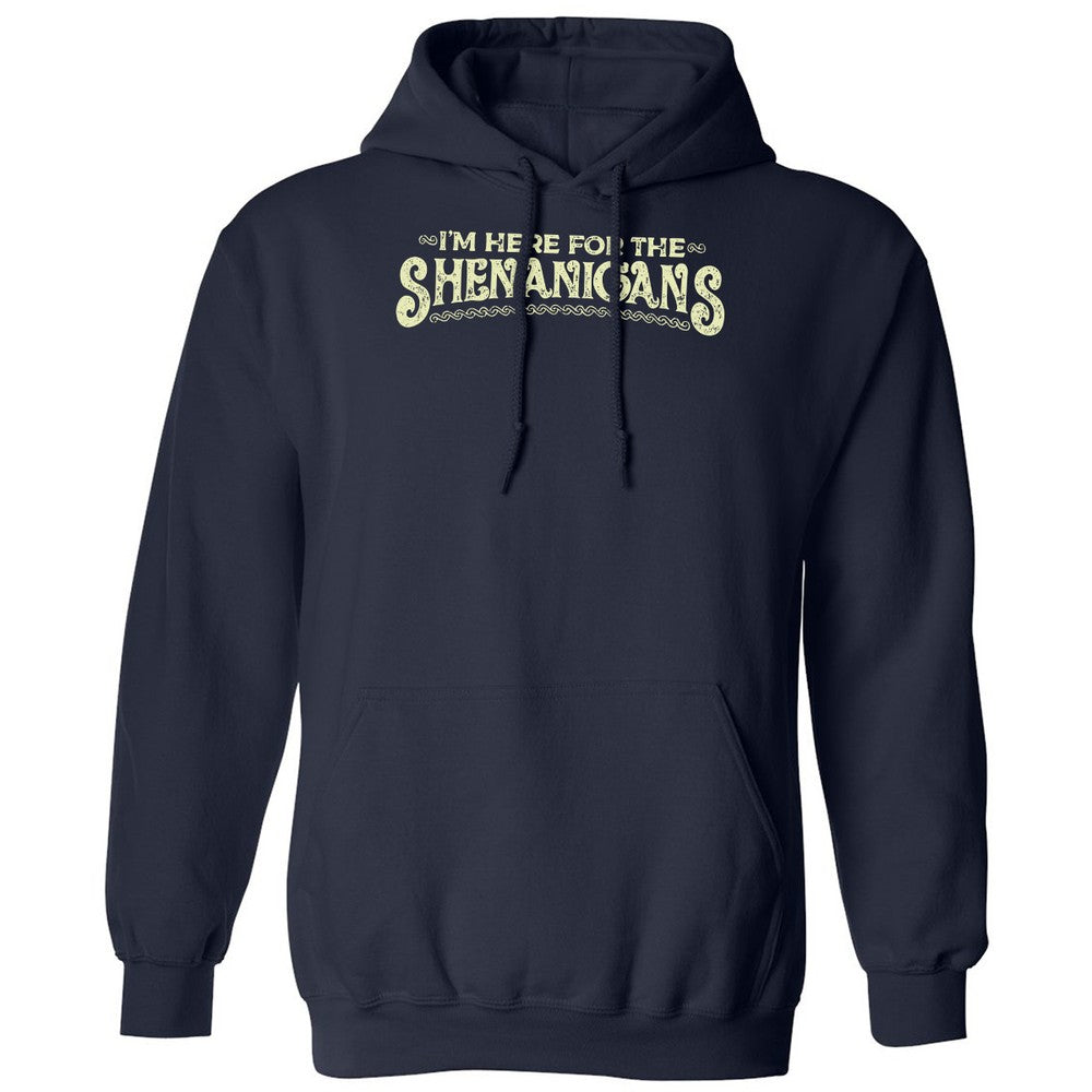 Here For The Shenanigans Classic Unisex Hoodie - Navy - 2