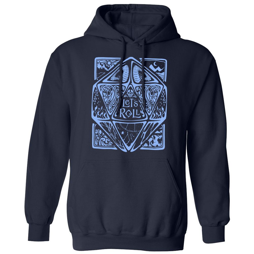 Let's Roll Classic Unisex Hoodie - Navy - 2