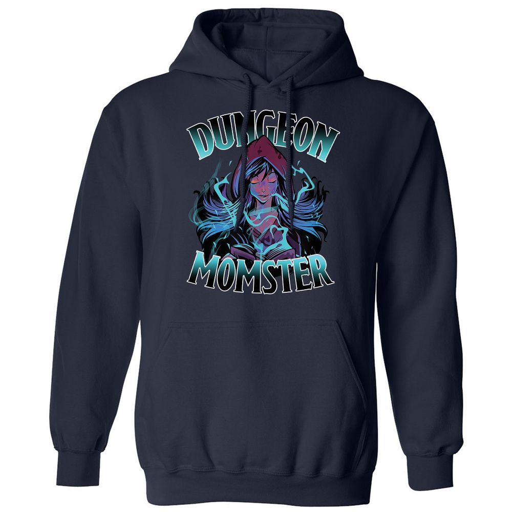 Dungeon Momster Classic Unisex Hoodie - Navy - 2