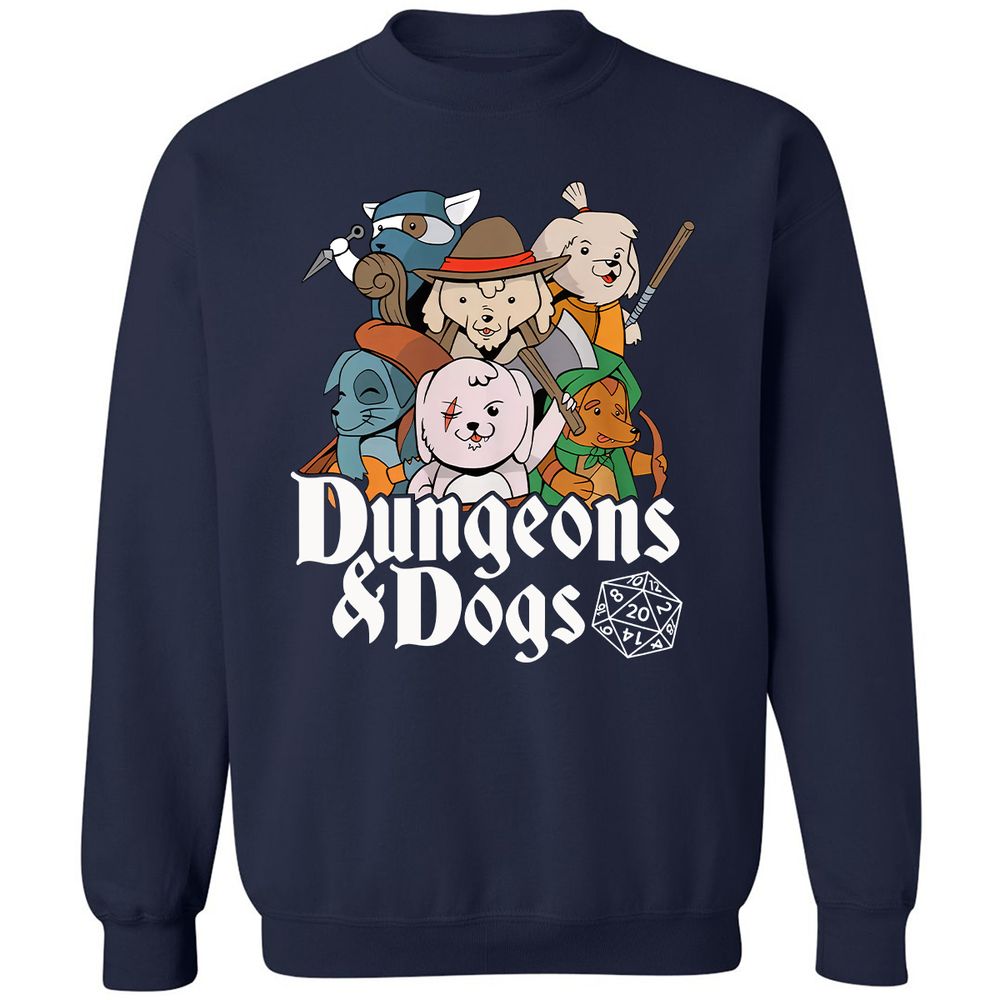 Dungeons & Dogs Classic Unisex Sweatshirt - Navy - 2