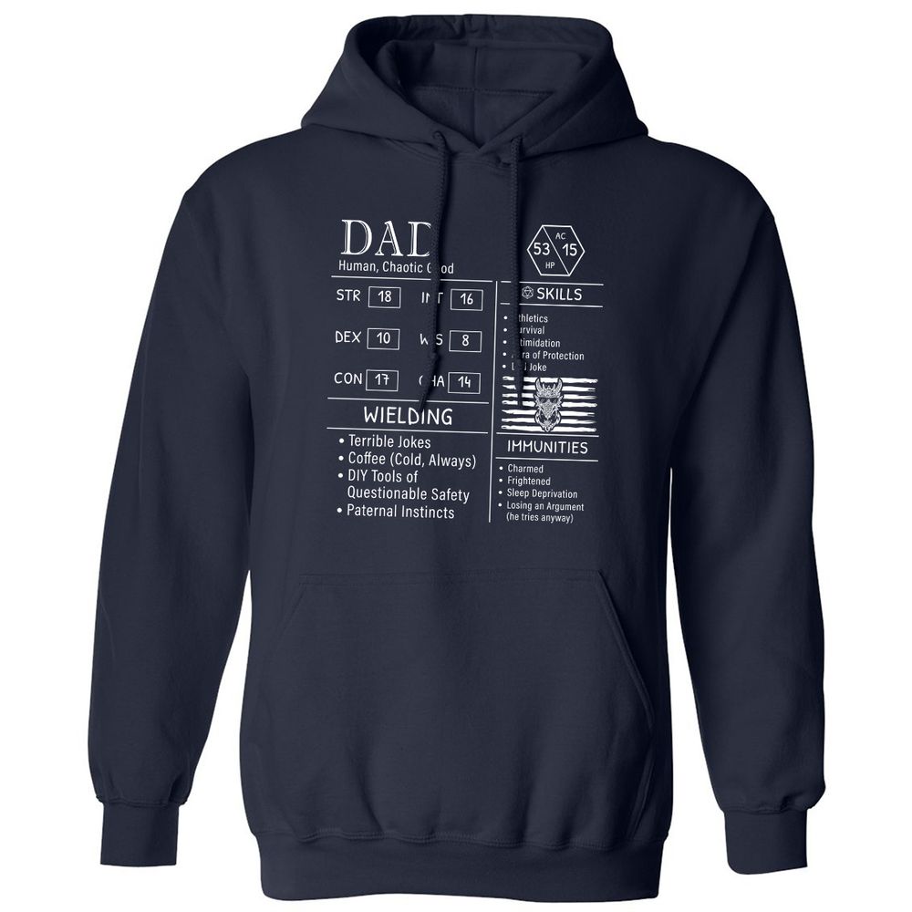 Dad Stats New - Navy - 2