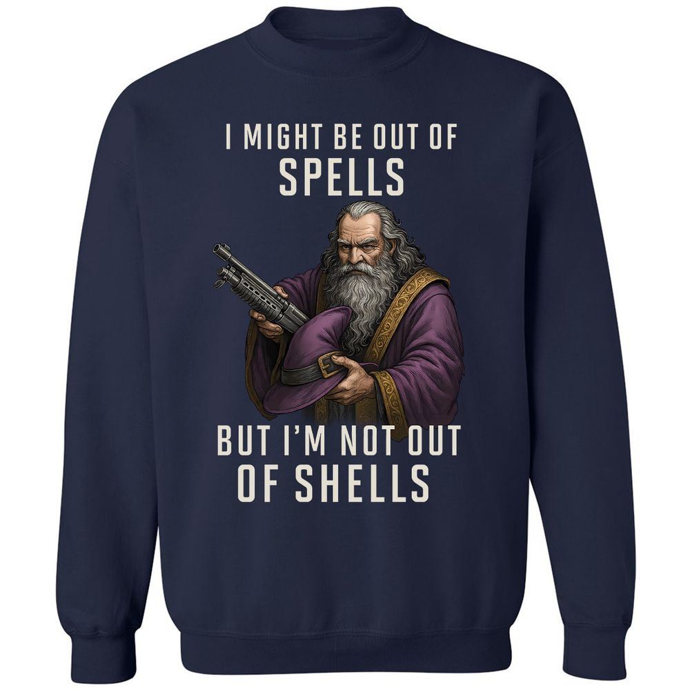 Not Out Of Shells Classic Unisex Sweatshirt - Navy - 2
