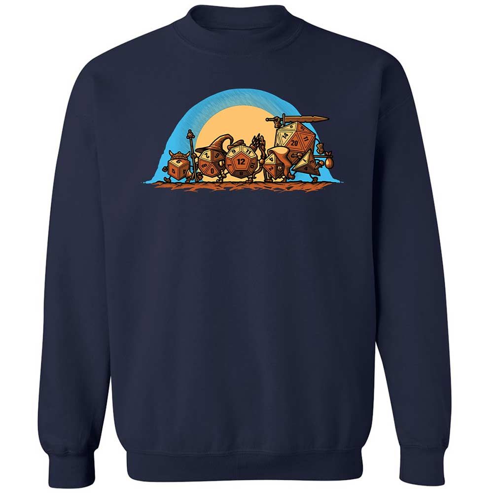 The Fellowship Of The Dice Classic Unisex Sweatshirt - Navy - 2