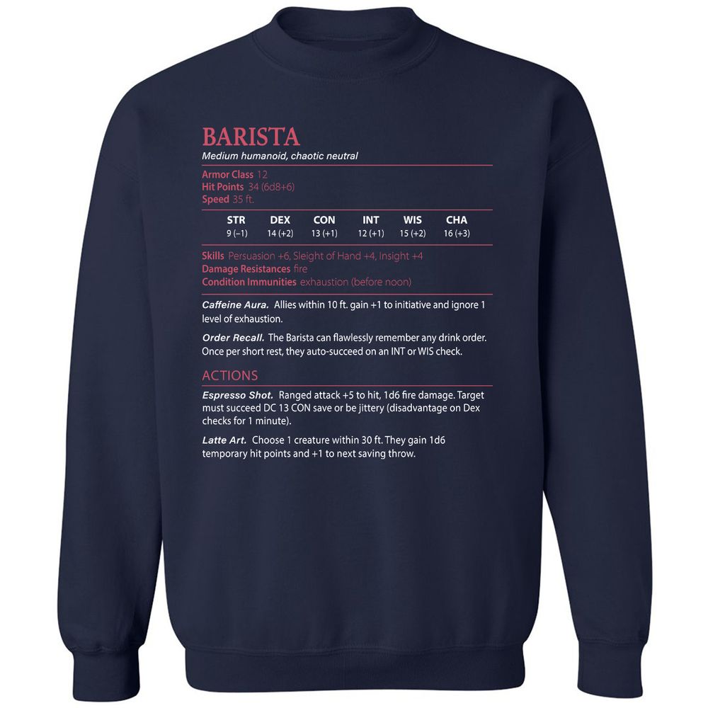 Barista - Navy - 2