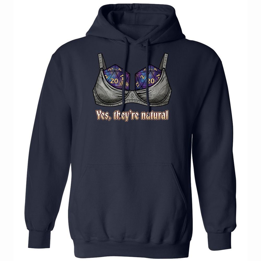 They Are Natural Nat20 Classic Unisex Hoodie - Navy - 2