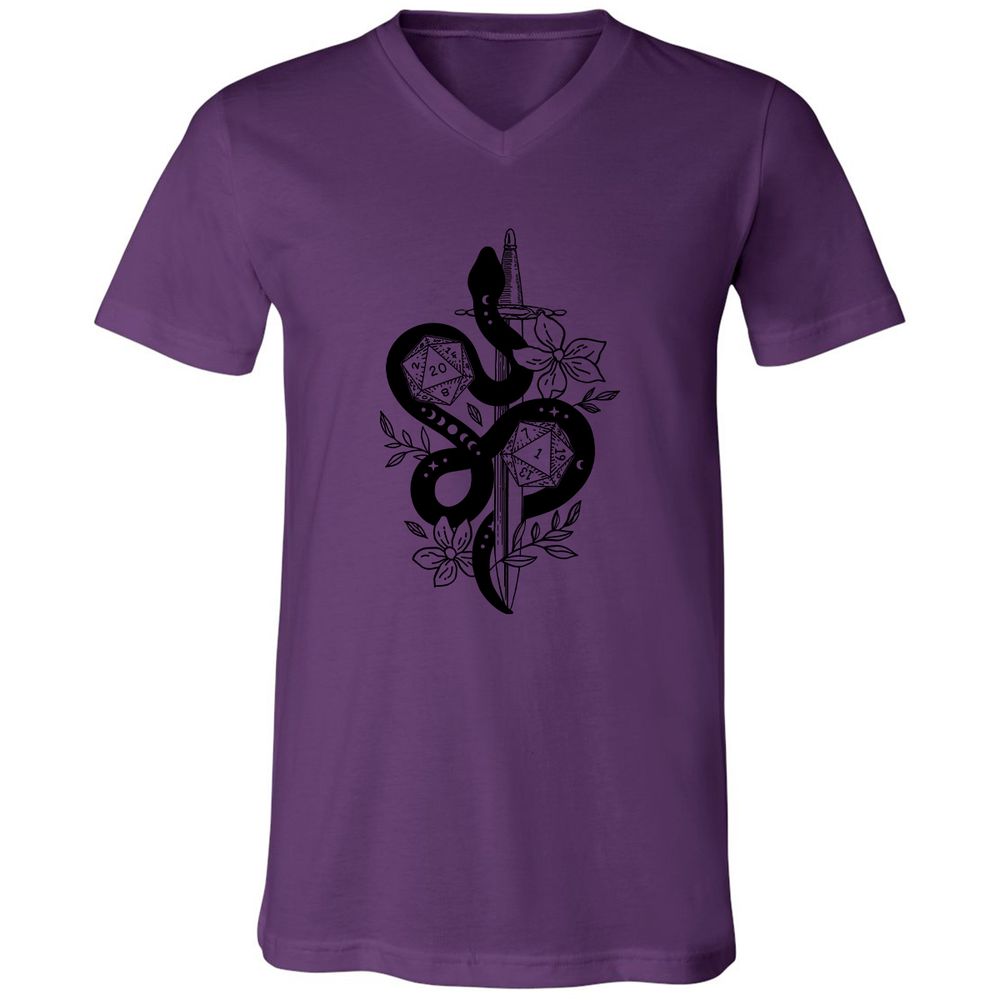 D20 Snake and Sword - Team Purple - 2