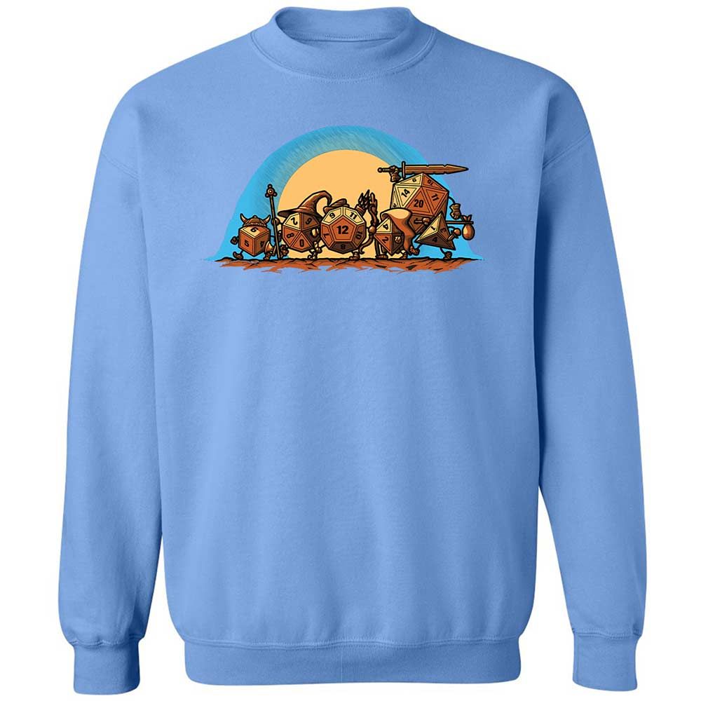 The Fellowship Of The Dice Classic Unisex Sweatshirt - Carolina Blue - 20