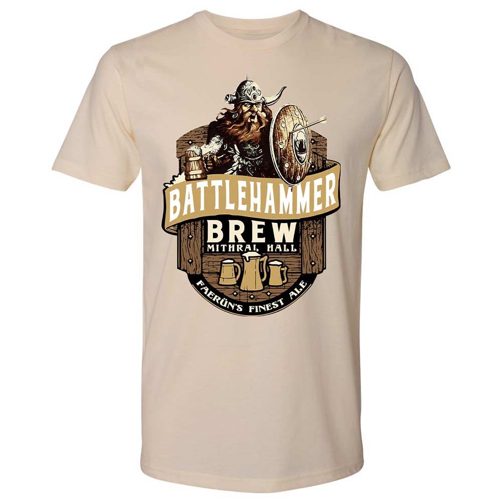 Battlehammer Brew Premium Unisex T-Shirt - Cream - 20