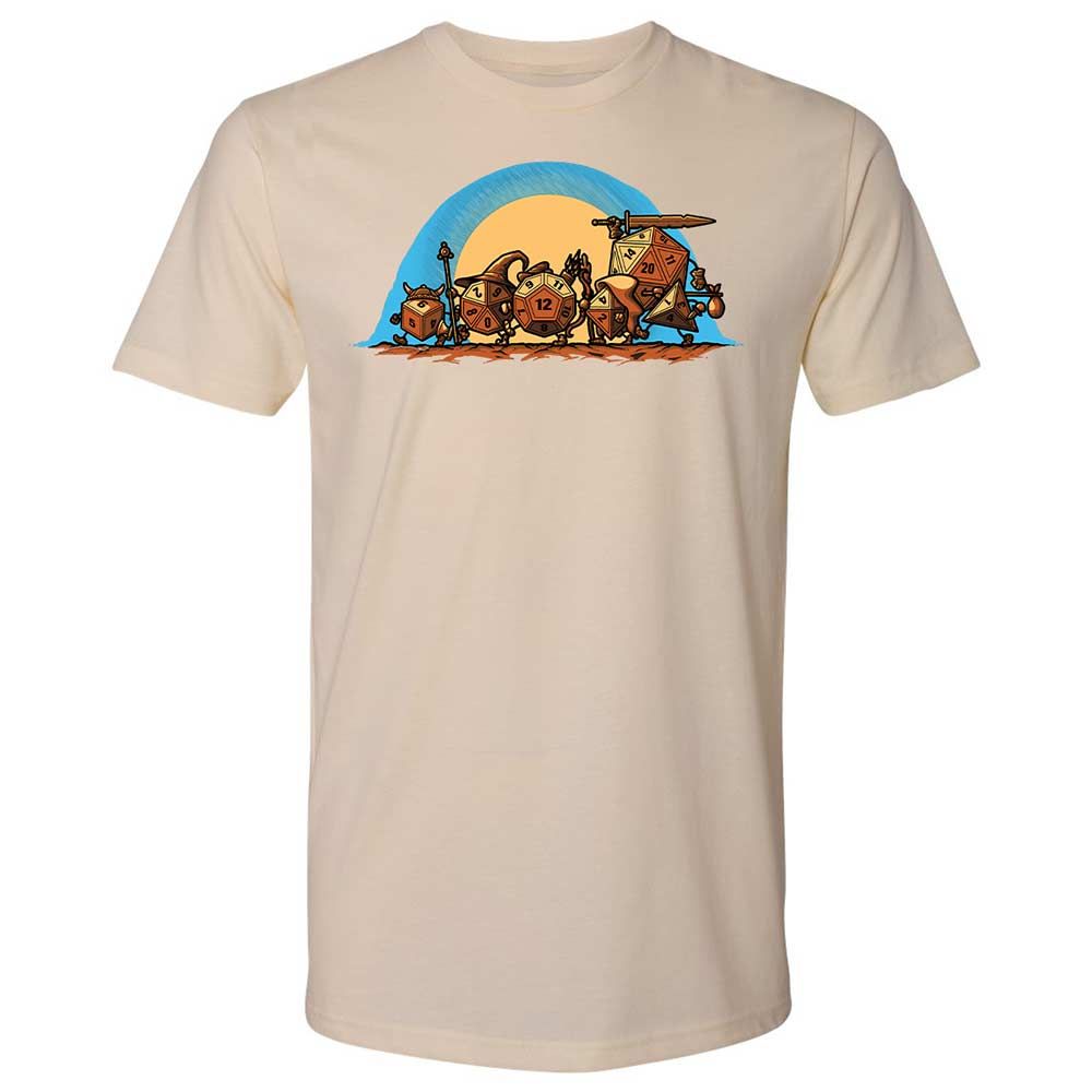 The Fellowship Of The Dice Premium Unisex T-Shirt - Cream - 20