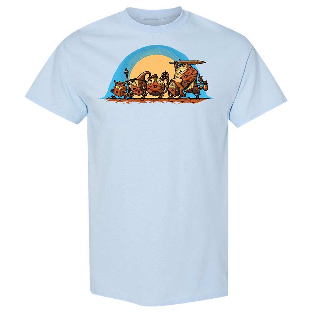 The Fellowship Of The Dice Classic Unisex T-Shirt - Light Blue - 20