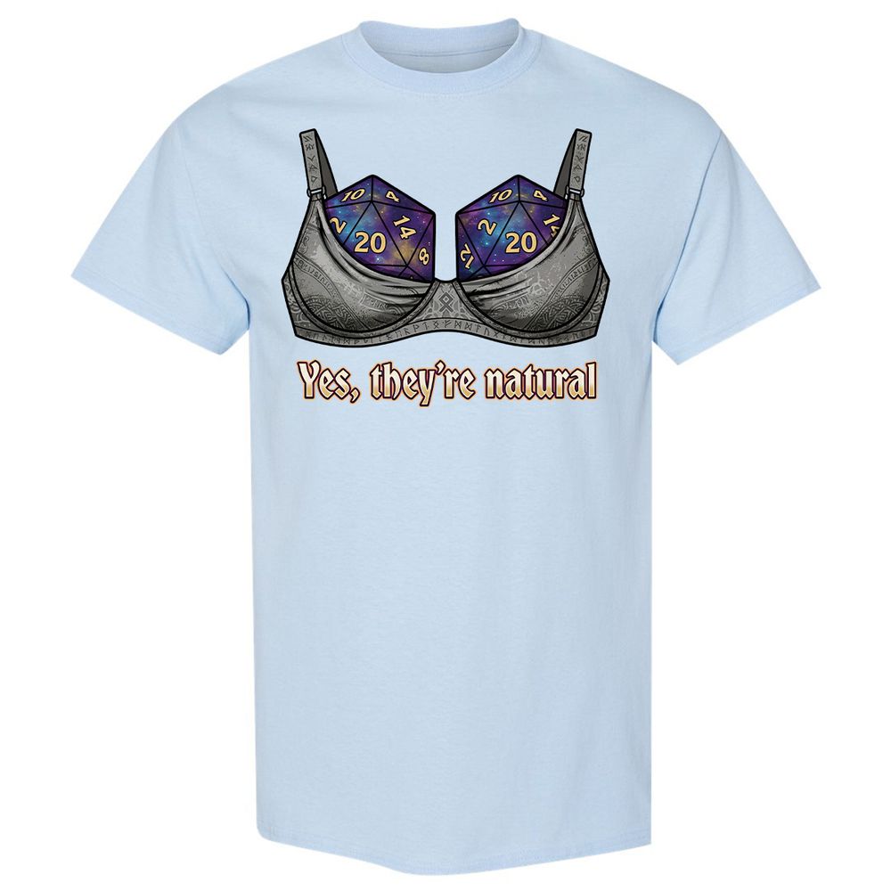They Are Natural Nat20 Classic Unisex T-Shirt - Light Blue - 20