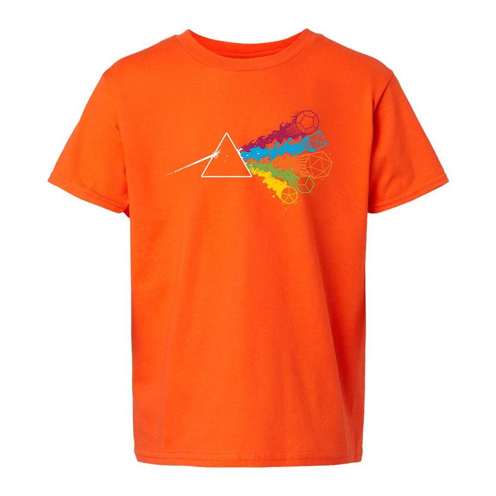 Dark Side Of The Dices Kids T-Shirt - Orange - 20