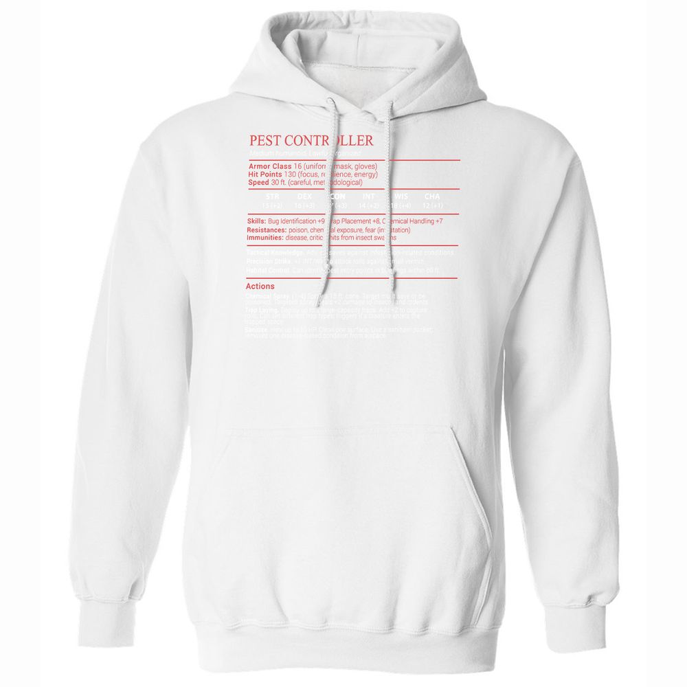 Pest Controller Stats Block - White - 20
