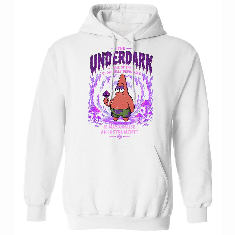 The Underdark Classic Unisex Hoodie - White - 20