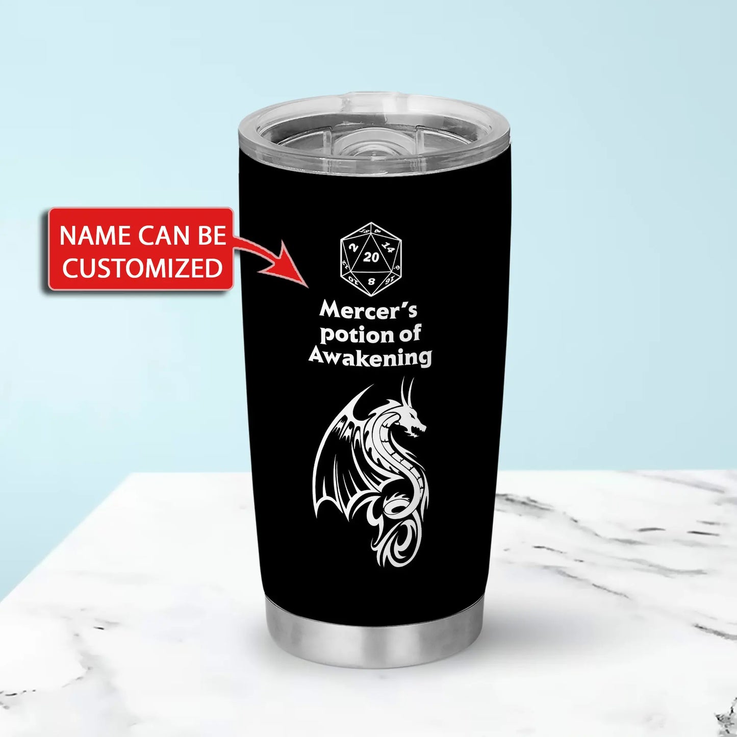 Customized Potion of Awakening Tumbler