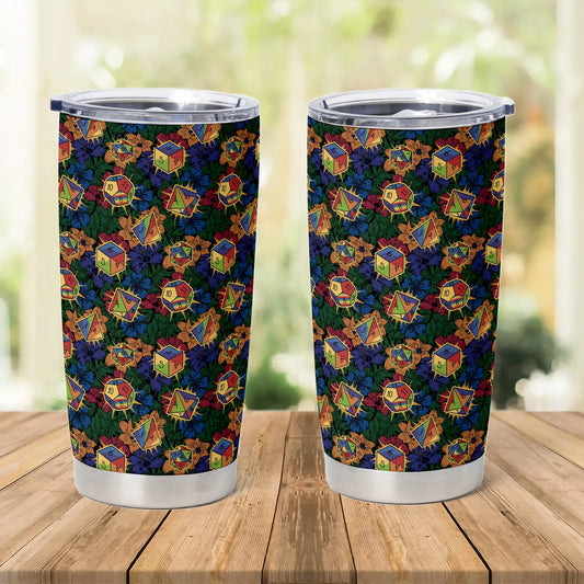 Rainbow Dice Tumbler
