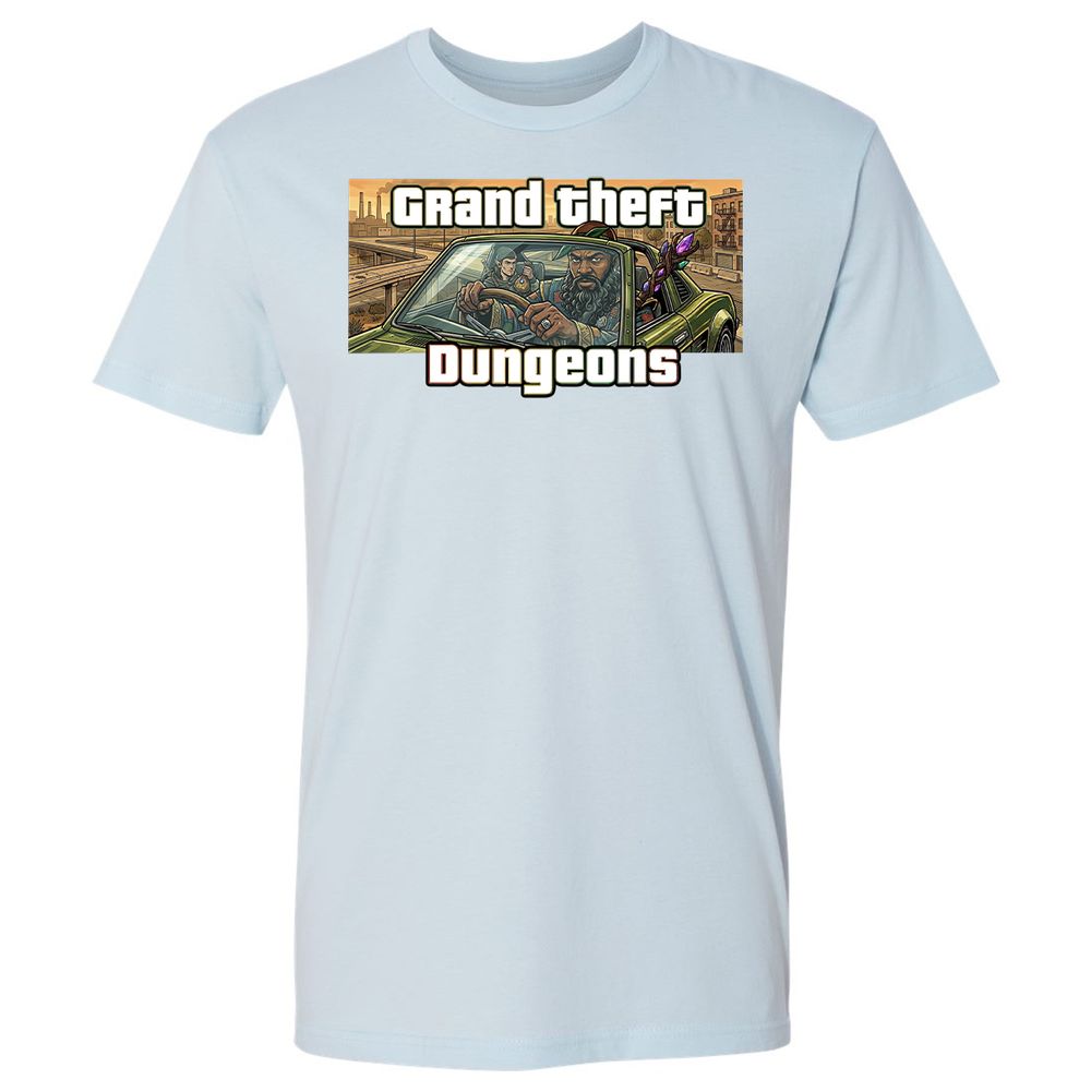 Grand Theft Dungeons Premium Unisex T-Shirt - Light Blue - 21