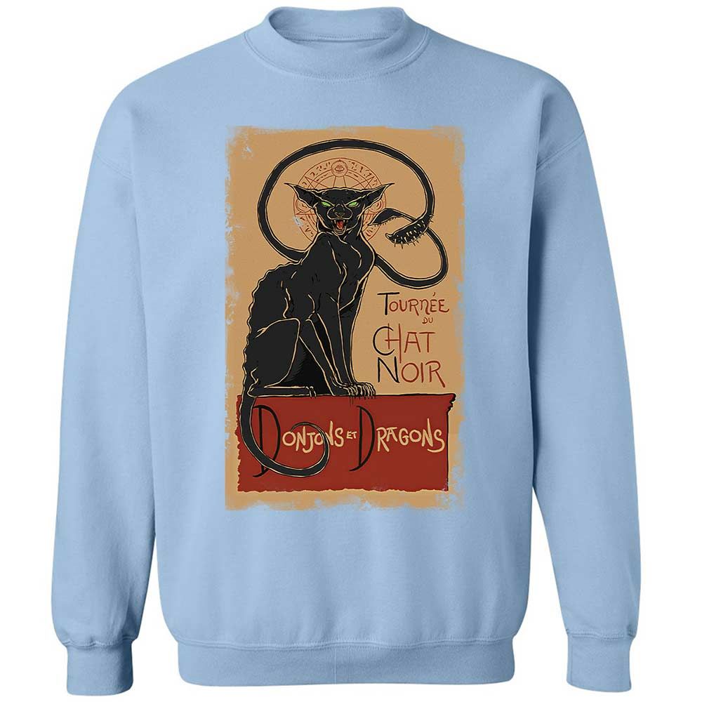 Tournee Du Chat Noir Classic Unisex Sweatshirt - Light Blue - 21