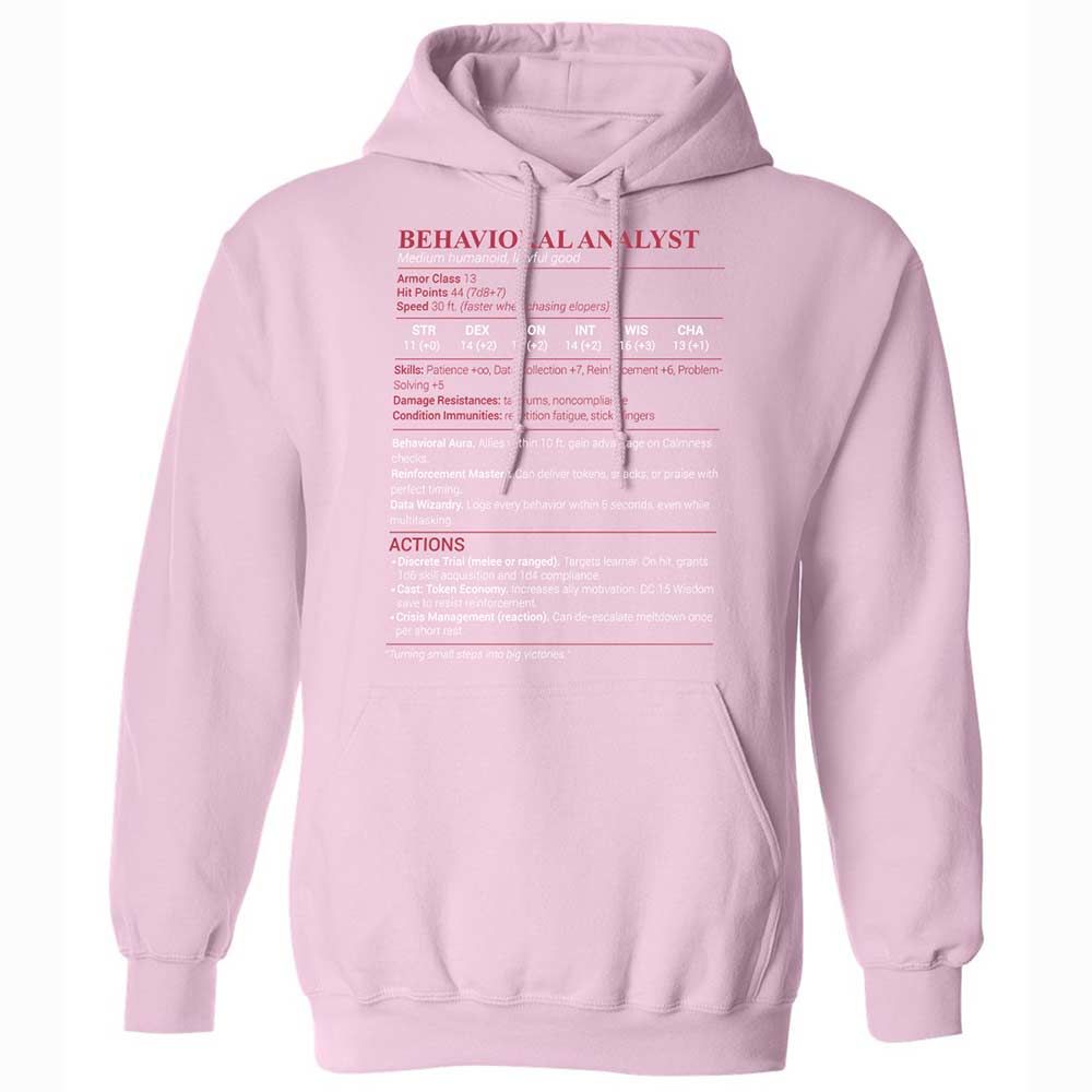 Behavioral Analyst - Light Pink - 21