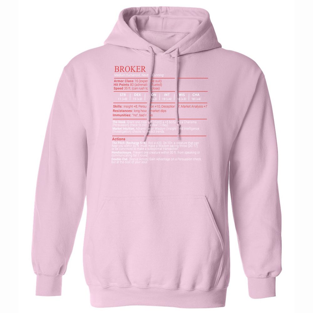 Broker Stats Block - Light Pink - 21