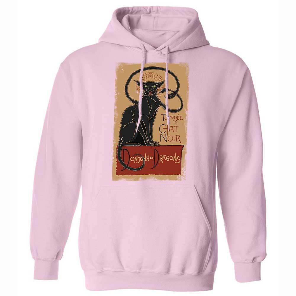 Tournee Du Chat Noir Classic Unisex Hoodie - Light Pink - 21