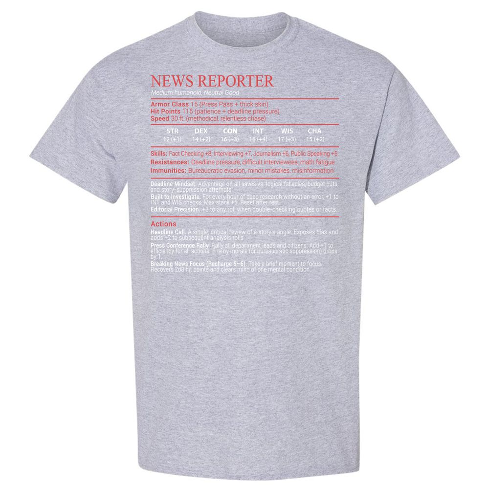 News Reporter Stats Block - Sport Grey - 21