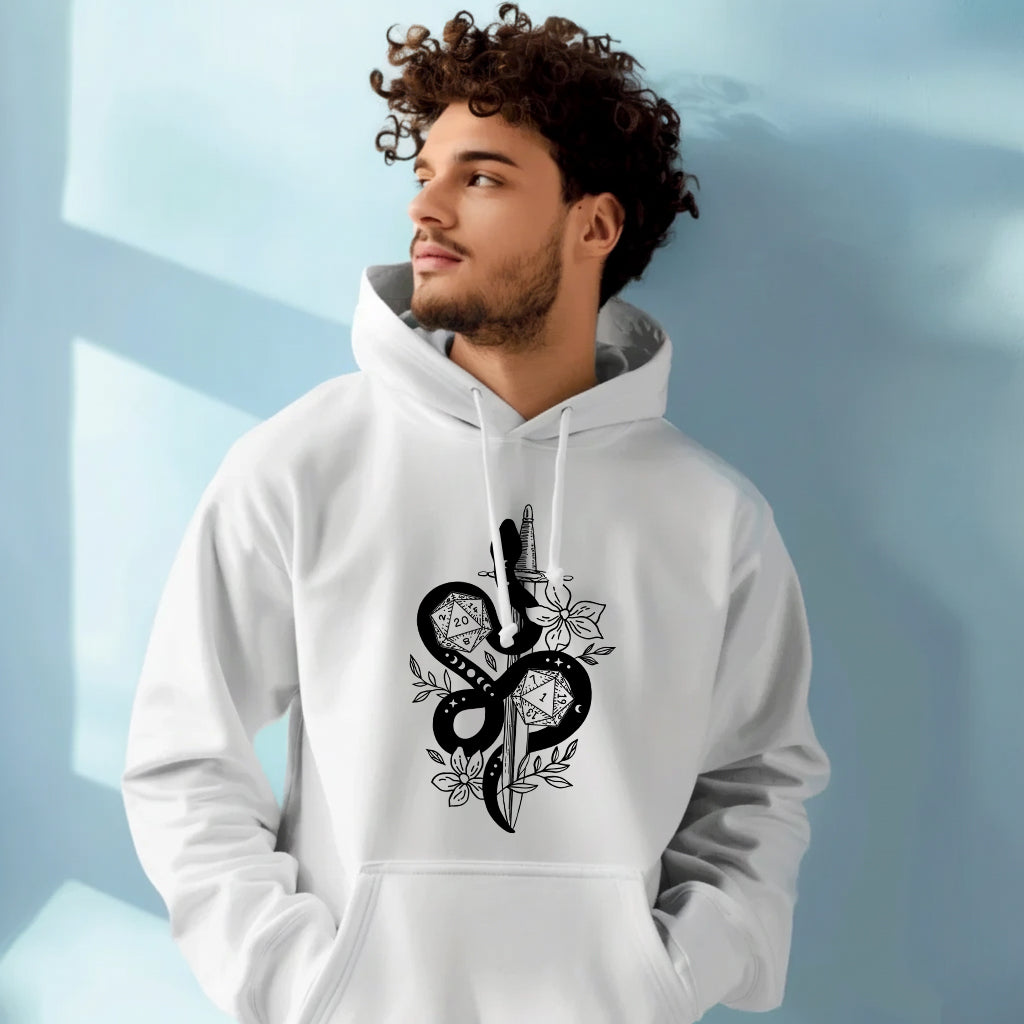 D20 Snake and Sword Classic Unisex Hoodie