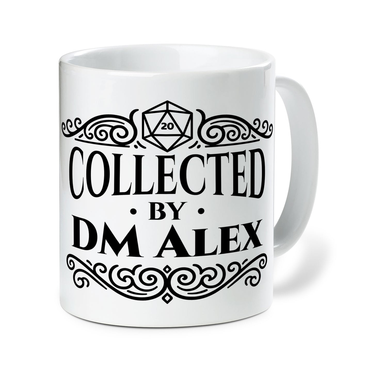 Custom D&D Players – Tears of [Player Name], Collected by DM [Name] Ceramic Mug