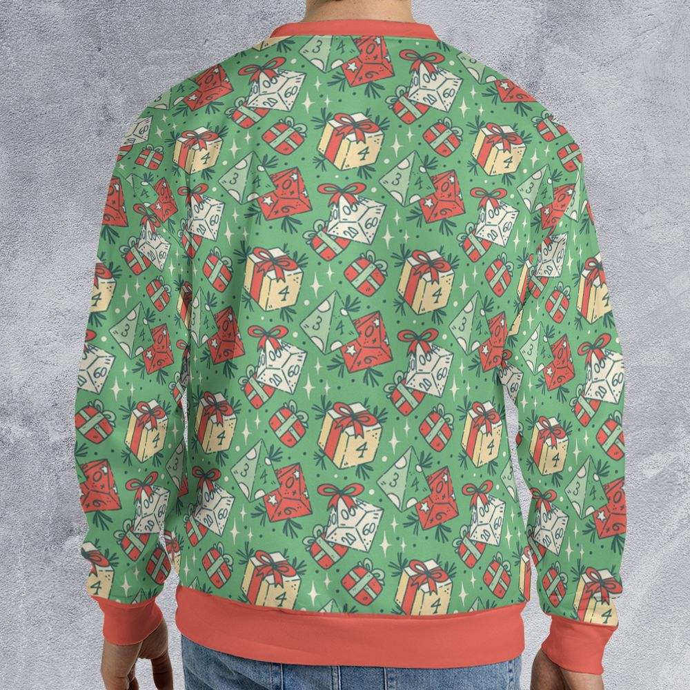 Christmas Dice Gift All-over Print Sweatshirt -  - 2