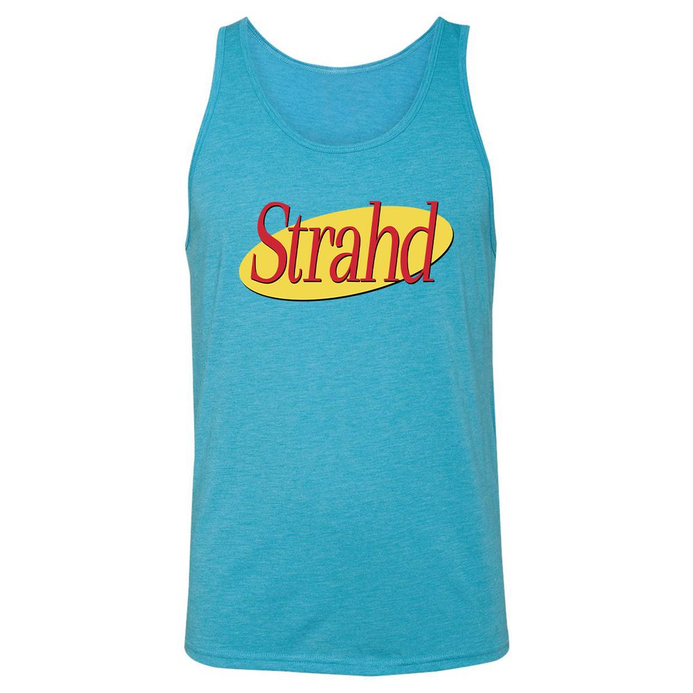 Strahd Unisex Jersey Tank - Aqua Triblend - 3