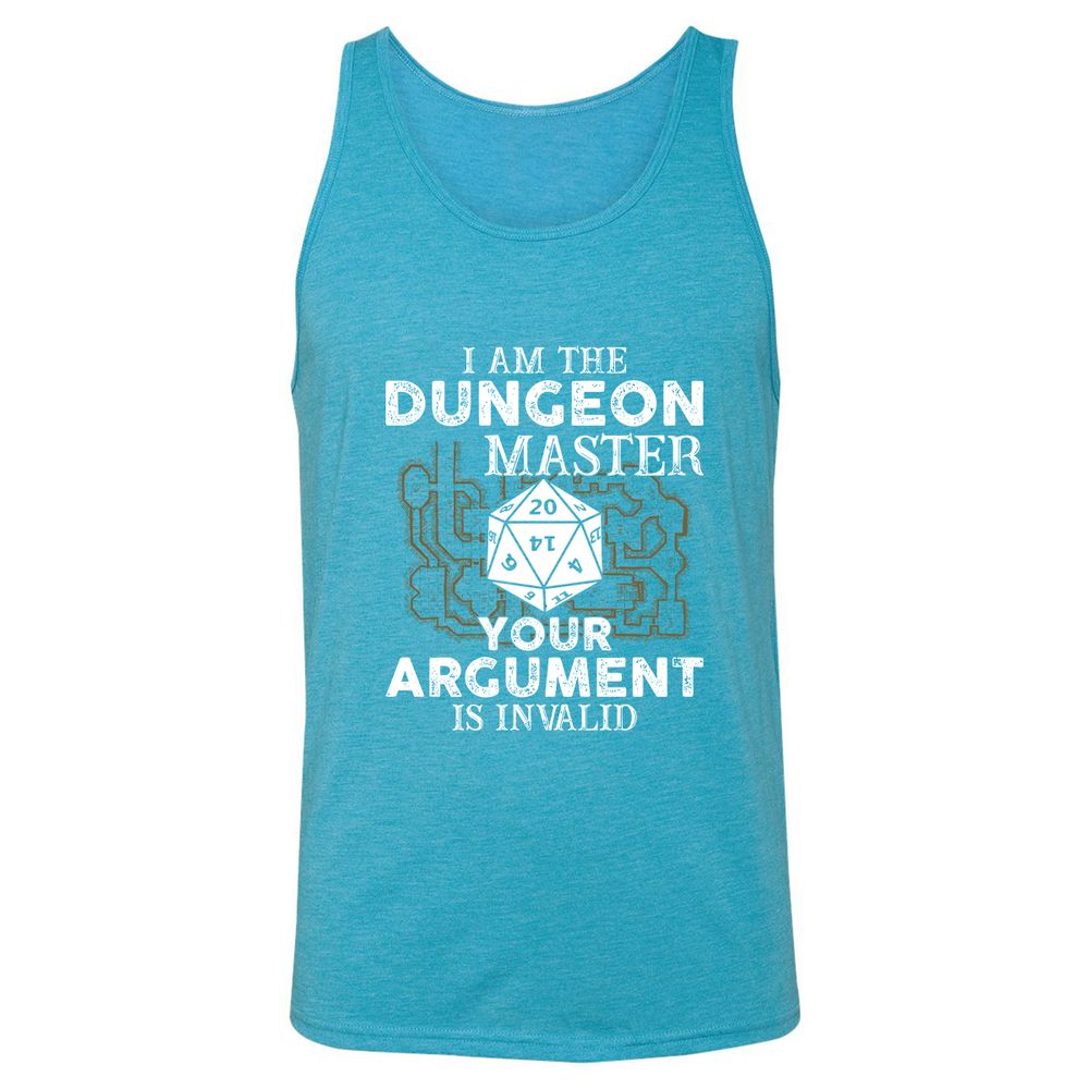 I Am the Dungeon Master – Your Argument Is Invalid - Aqua Triblend - 3
