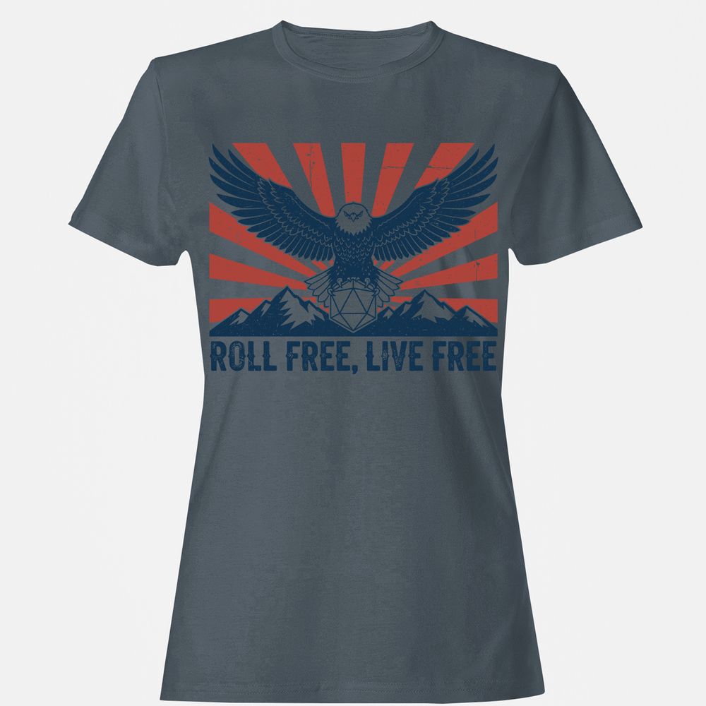 Roll Free, Live Free - Charcoal - 3