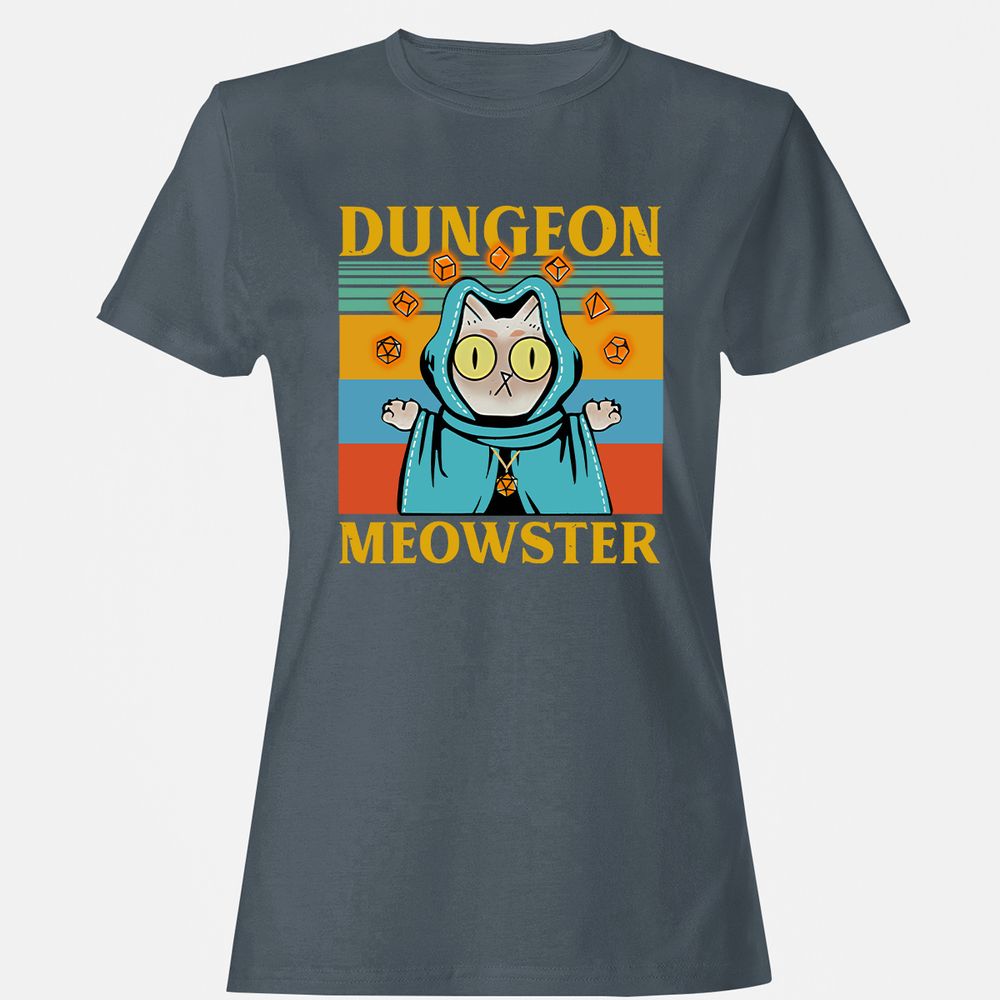 Dungeon Meowster Women's T-Shirt - Charcoal - 3