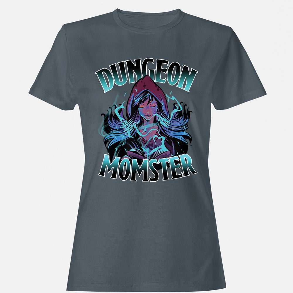 Dungeon Momster Women's T-Shirt - Charcoal - 3