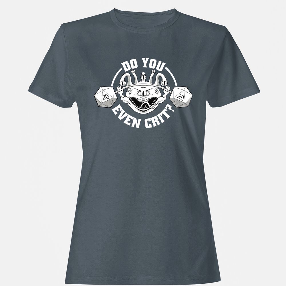 Do You Even Crit Women's T-Shirt - Charcoal - 3