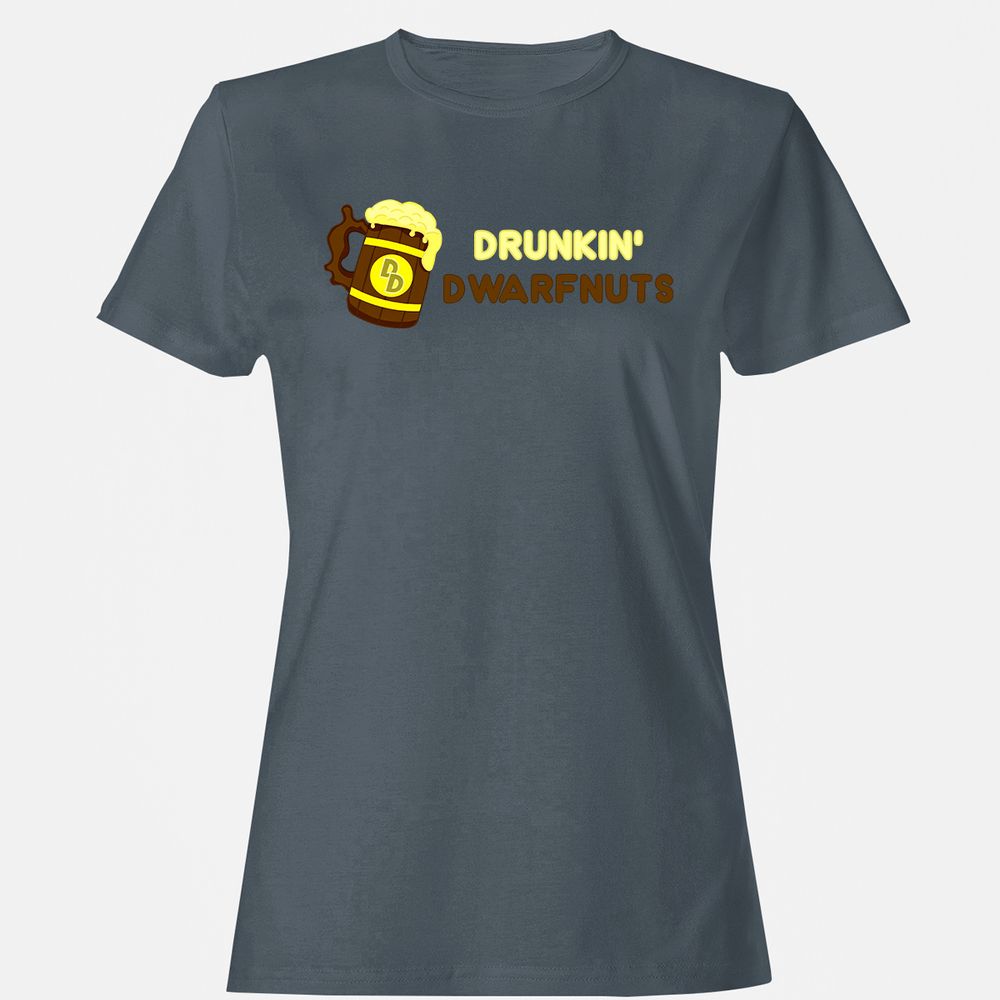 Drunkin' Dwartnuts Women's T-Shirt - Charcoal - 3