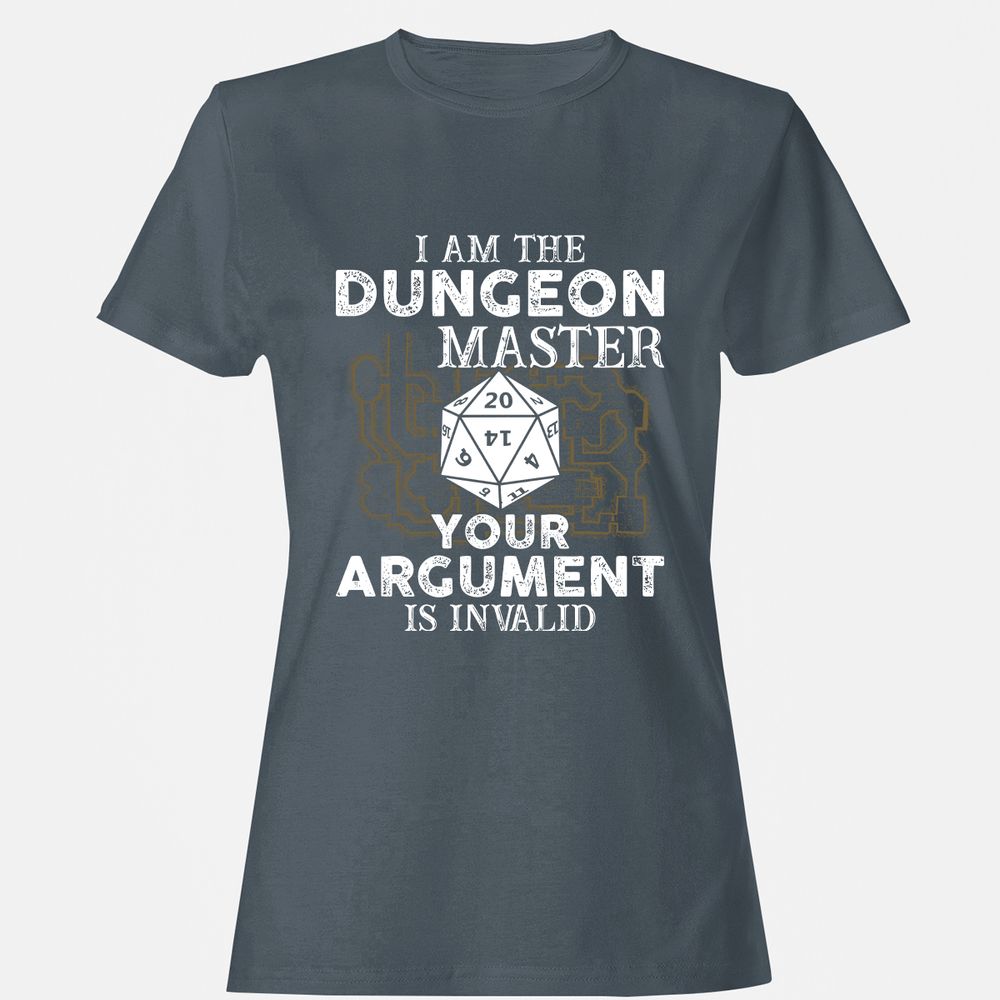 I Am the Dungeon Master – Your Argument Is Invalid - Charcoal - 3