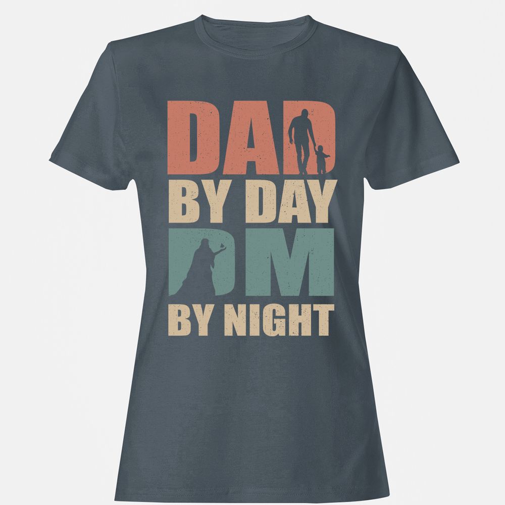Dad By Day DM By Night - Charcoal - 3