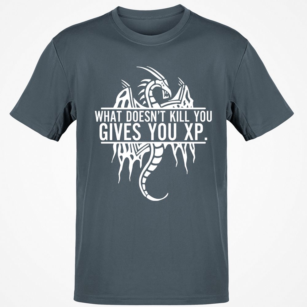 What Doesn't Kill You Classic Unisex T-Shirt - Charcoal - 3