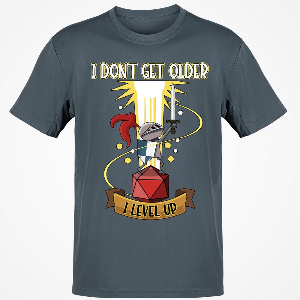 I Dont Get Older I Level Up T-Shirt - Charcoal - 3