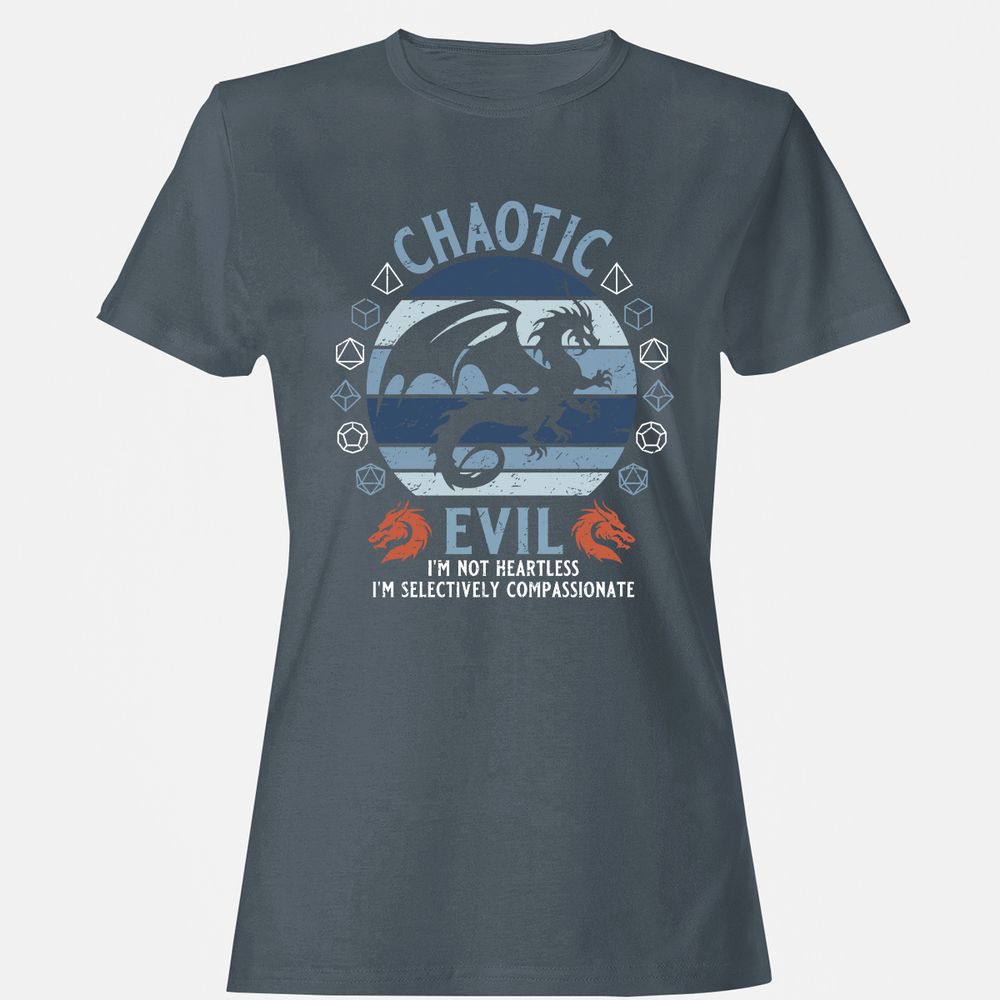 Chaotic Evil 2 Women's T-Shirt - Charcoal - 3