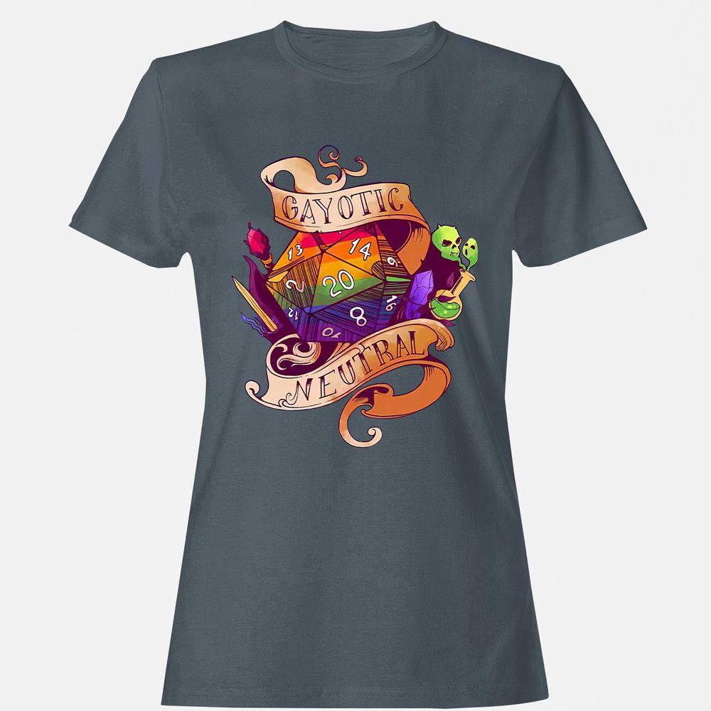 Gayotic Neutral Women's T-Shirt - Charcoal - 3